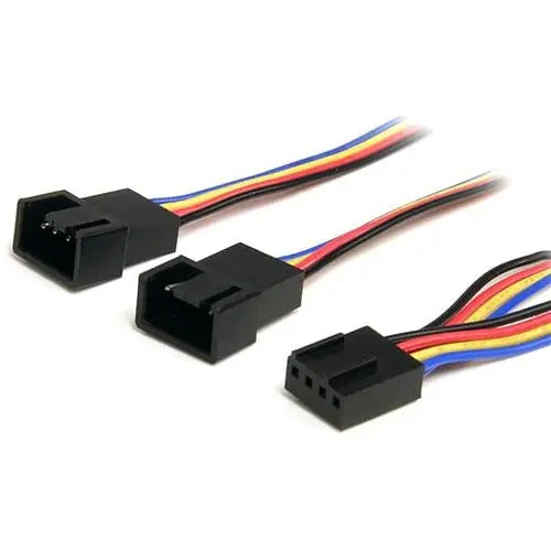 StarTech.com 12in 4 Pin PWM Fan Power Splitter Cable - F/M (FAN4SPLIT12)