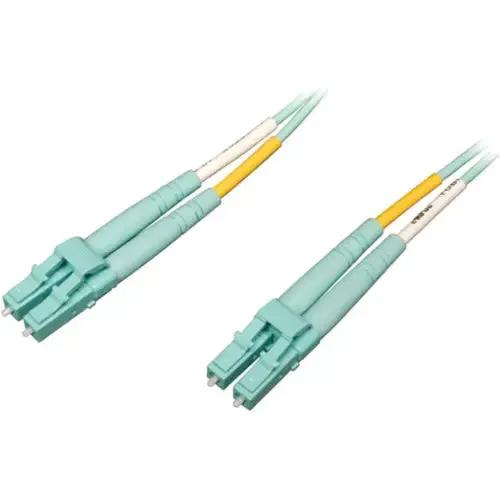 Eaton Corporation Tripp Lite N820-10M-OM4 10Ft Aqua OM4 Duplex Multimode Fiber Optic Patch Cable by Eaton Corporation