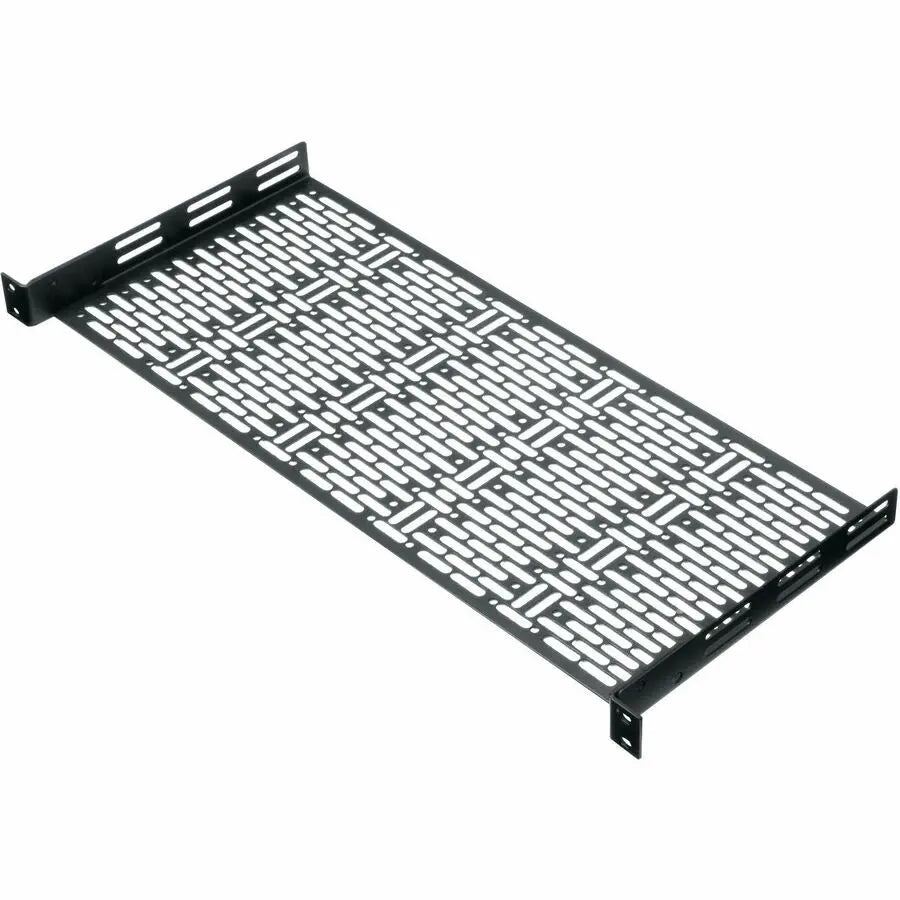 Middle Atlantic UFA Series 1RU Small Device Rack Shelf – 8-inch Depth, Steel, Black by Legrand Group