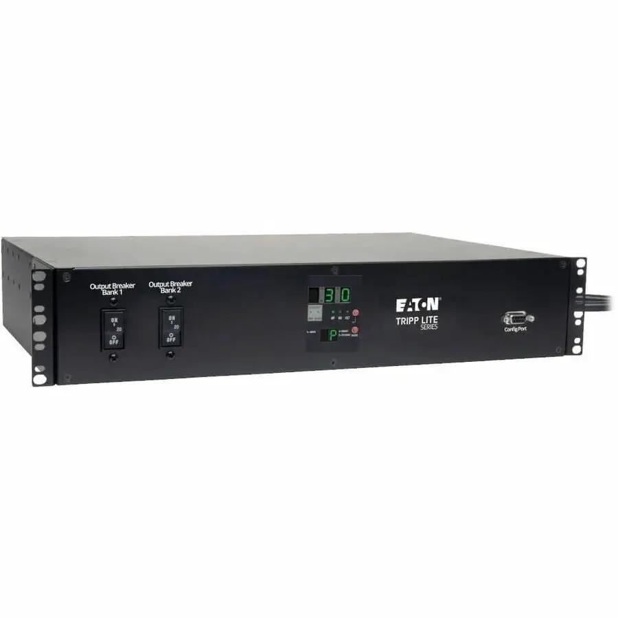 Eaton Tripp Lite Series 5.8kW Single-Phase Metered Auto Transfer Switch PDU PDUMH30HVAT by Eaton Corporation
