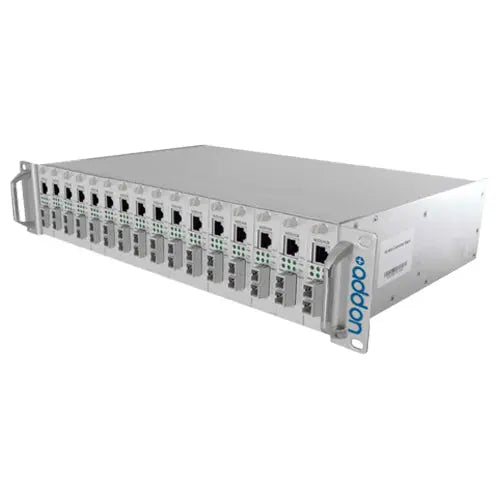 AddOn ADD-MRACK-16 19-Inch Managed Media Converter Chassis with 16-Slot Rack Mount