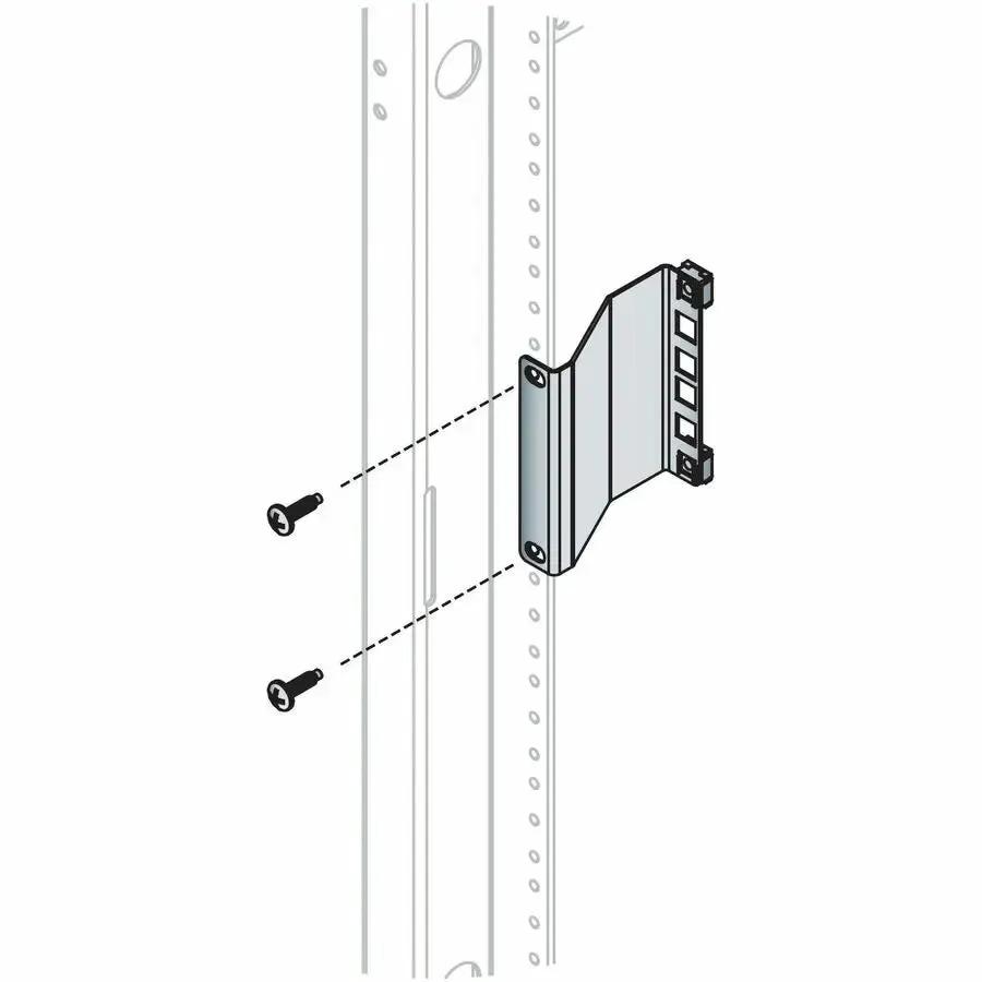 Middle Atlantic 2U Rackrail Recessor - 3 inch Depth by Legrand Group (Part Number RR2-3RCN) by Legrand Group