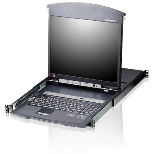 ATEN CL5708N Rack Mount LCD KVM Console with 17-Inch LED Display and Daisy-Chaining Support