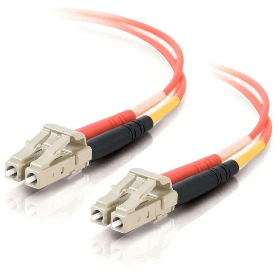Legrand Group C2G 11102 Fiber Optic Duplex Patch Cable - 1 Meter LC-LC OM1 Multimode, Orange