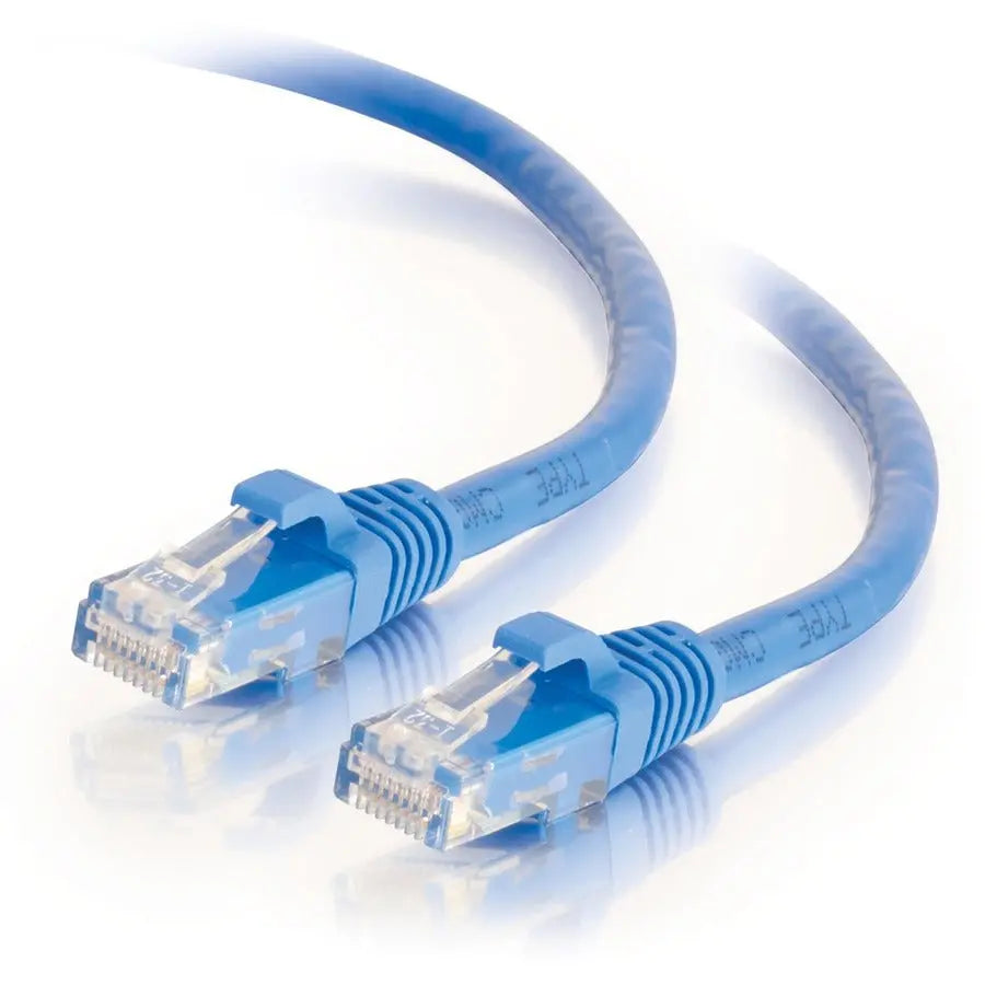 C2G 15ft Cat6 Snagless Unshielded UTP Ethernet Network Patch Cable (RJ45 M/M), Blue, Standard RJ45 Connectors, 5600pf/100m