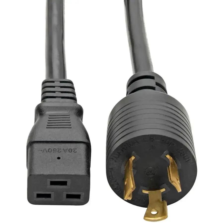 Eaton Corporation Tripp Lite P040-006 Heavy Duty C19 to L6-20 Power Cord, 6 ft., 20A, 250V, Black by Eaton Corporation