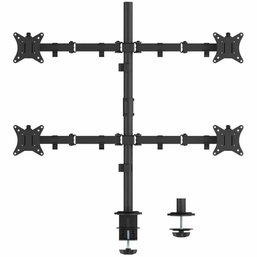 SIIG Articulating Quad Monitor Desk Mount CE-MT0S12-S1 for 13-32 inch Screens