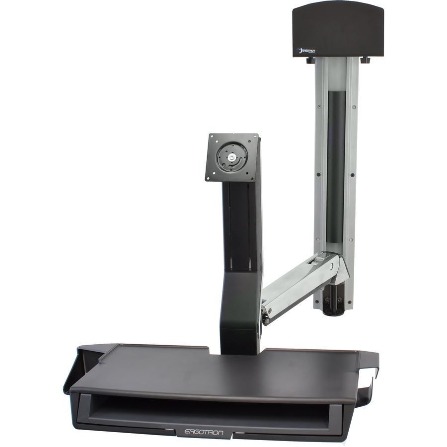 Ergotron StyleView Sit-Stand Combo System with Worksurface - Multi Component Mount for LCD, Keyboard, Mouse, and Scanner