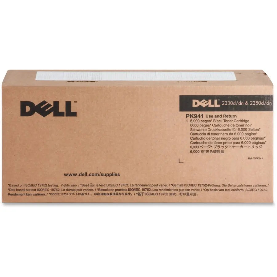 Dell Original High Yield Black Toner Cartridge (PK941) for Dell 2330, 2350d, and 2350dn Laser Printers