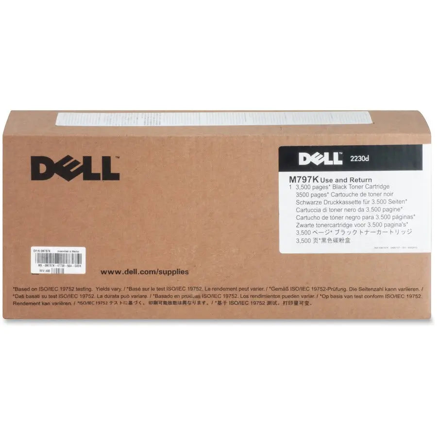 Dell M797K High-Yield Black Laser Toner Cartridge for Dell 2230d Printer