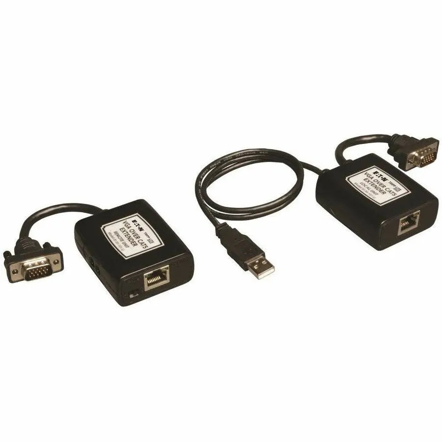 Tripp Lite by Eaton VGA over Cat5/6 Extender Kit Transmitter and Receiver – USB Powered up to 350-500 ft. for High-Resolution Video Transmission