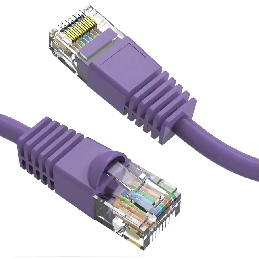 Axiom Memory Solutions 2FT CAT6 UTP 550MHz Patch Cable with Molded Boot - Purple