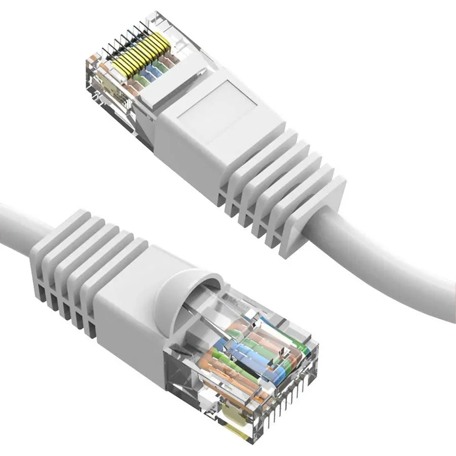 Axiom 3ft CAT6 UTP Network Patch Cable with Snagless Molded Boot – White
