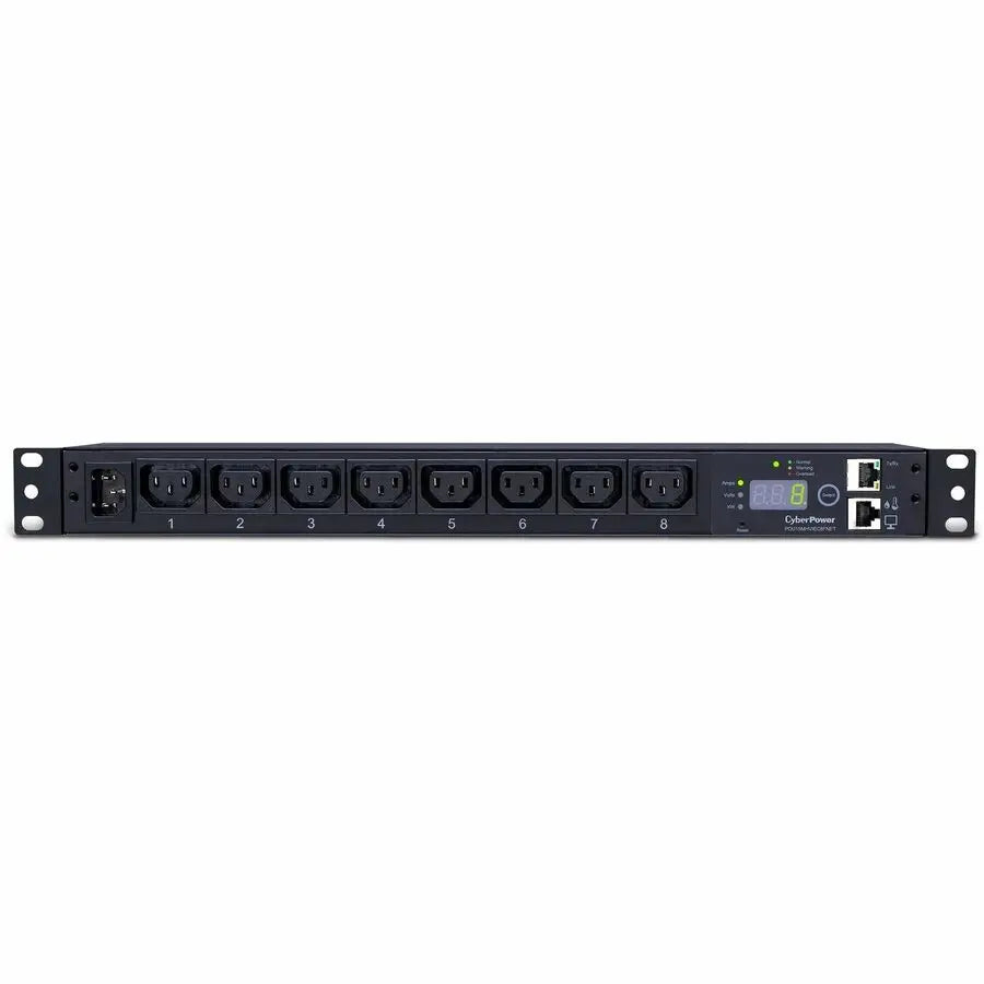 CyberPower PDU15MHVIEC8FNET 200-240V 15A Monitored Rackmount Power Distribution Unit