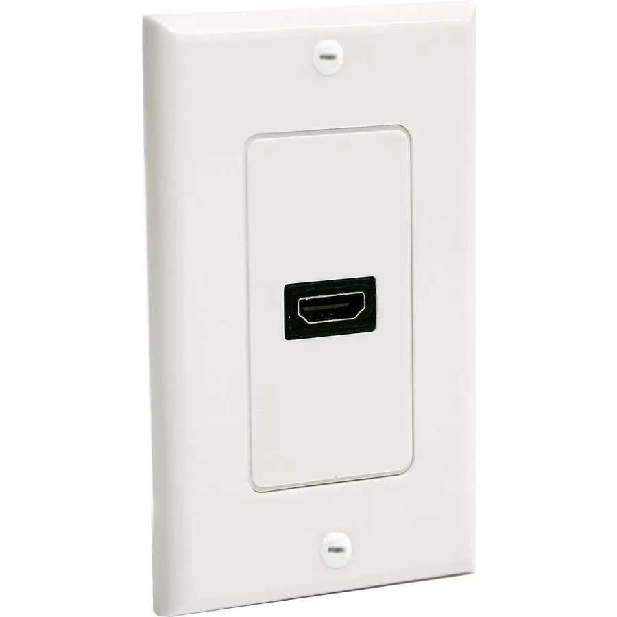 StarTech.com HDMIPLATE Single Outlet Female HDMI Wall Plate - White