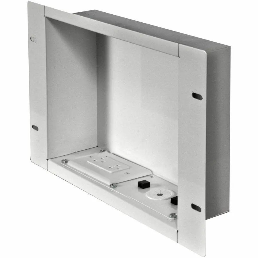 Peerless-AV In-Wall Accessory Box with 125V Duplex Power Receptacle (Part IBA2AC)