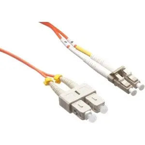 Axiom LC/SC Multimode Duplex OM2 Fiber Optic Cable, 5 meters - Orange