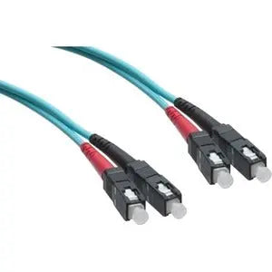 Axiom SC/SC 10G Multimode Duplex OM3 50/125 Fiber Optic Cable, 2 meters