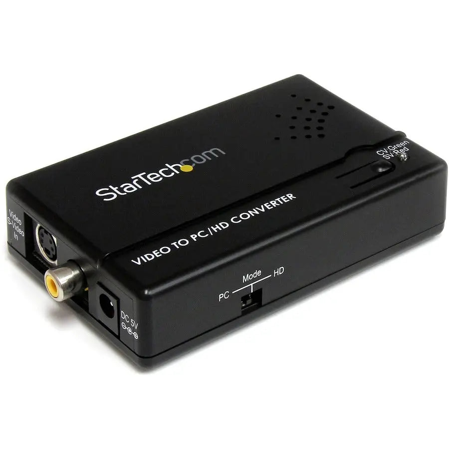 StarTech.com VID2VGATV2 Composite and S-Video to VGA Video Scan Converter for HDMI, HDTV, and Computer Displays