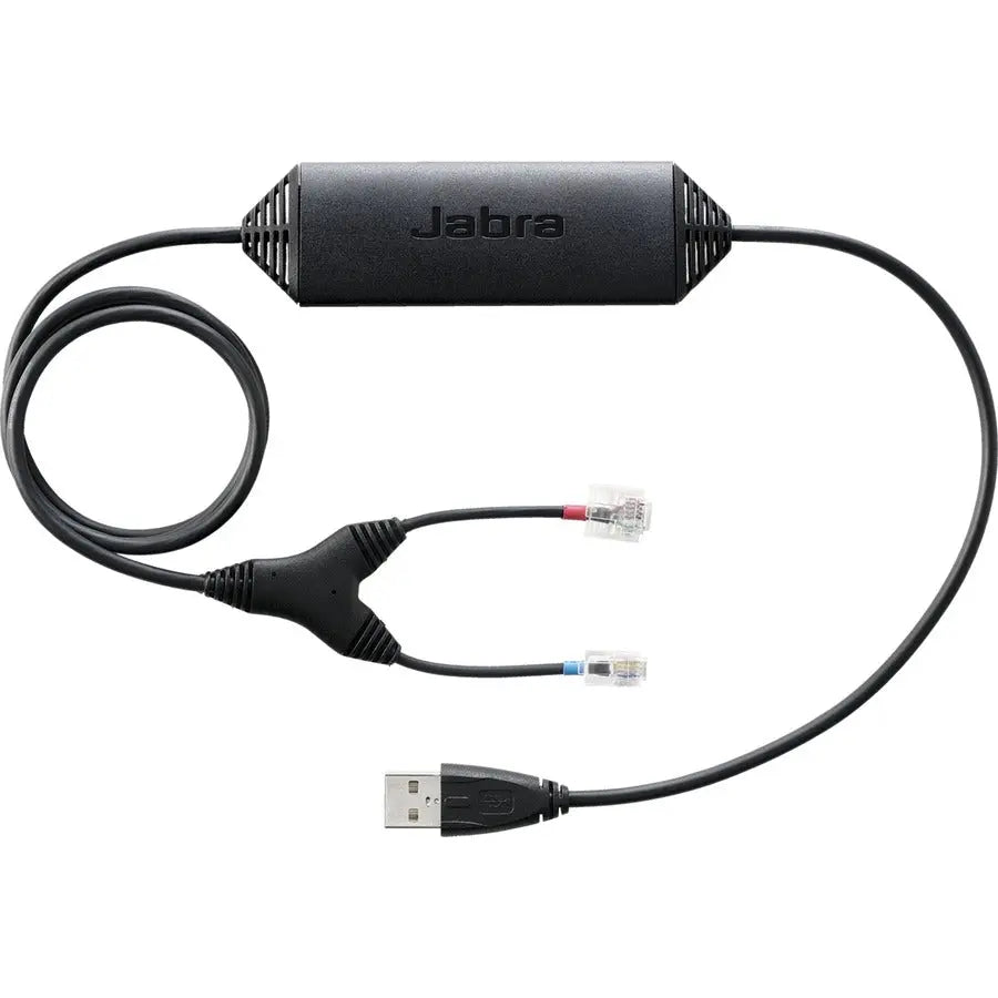Jabra Link 14201-30 Electronic Hook Switch Adapter for USB Desk Phones and Wireless Headsets