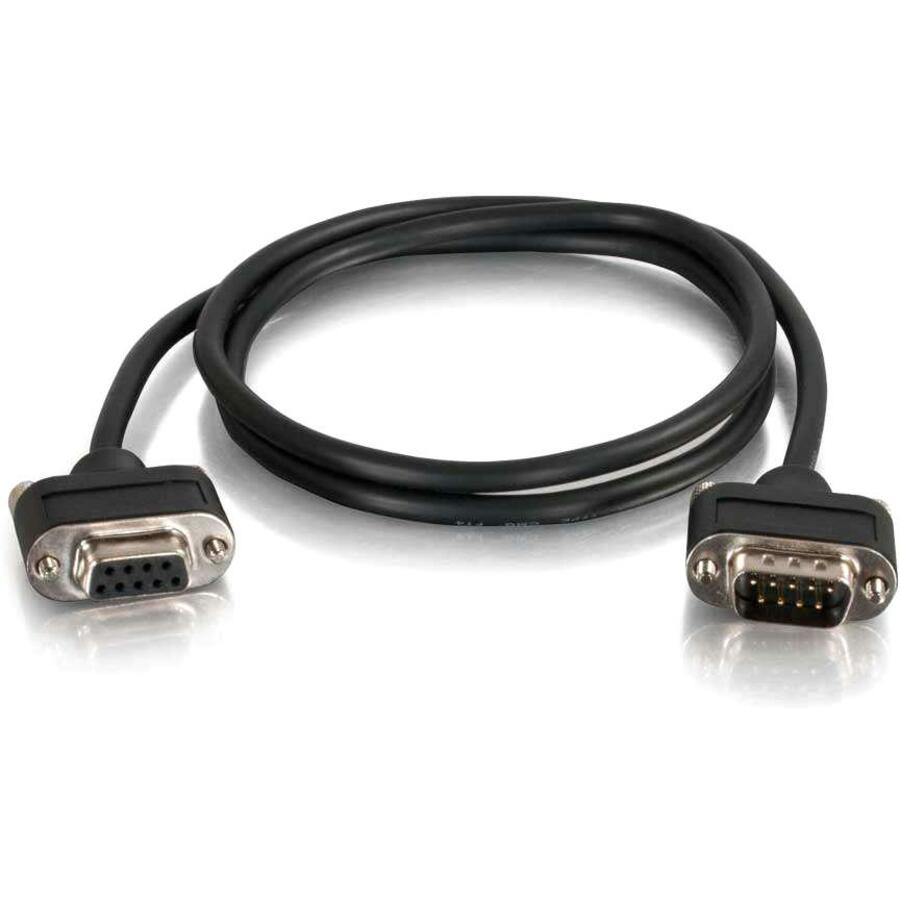 C2G 6ft CMG-Rated DB9 Low Profile Null Modem M-F Serial Cable by Legrand Group
