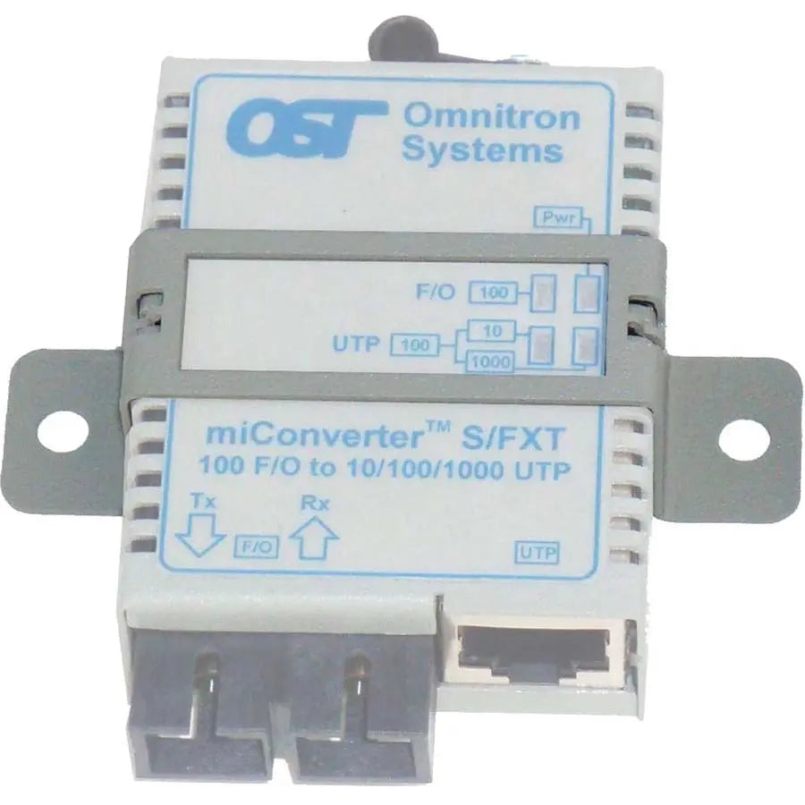 Omnitron Systems 1691-0 Hold-Down Mounting Bracket for miConverter S-Series Media Converters