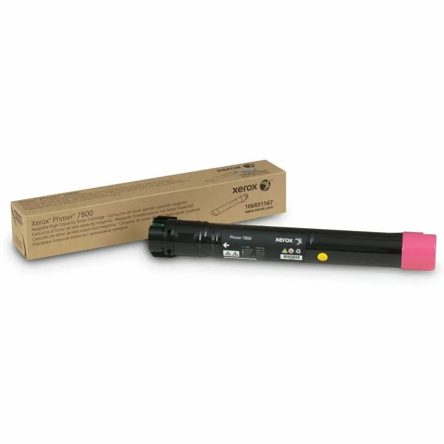 Xerox Genuine Phaser 7800 Magenta High Capacity Toner Cartridge (17200 Pages) - Part 106R01567