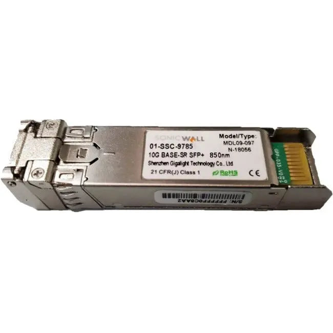 SonicWall SonicWALL 01-SSC-9785 SFP+ Transceiver Module for 10Gbps Ethernet Connectivity
