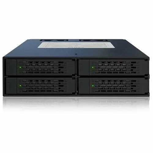 Icy Dock MB994SP-4S Quad Bay 2.5" SATA/SAS Mobile Rack for 5.25" Drive Bays