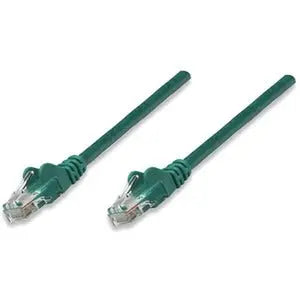 Intellinet Network Solutions Cat5e UTP Patch Cable, 5 ft, Green