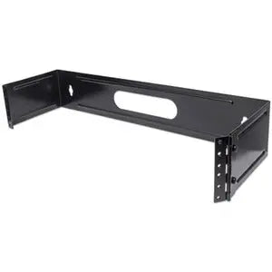 Intellinet Network Solutions 19-inch Hinged Wall Mount Bracket, 2U, Black