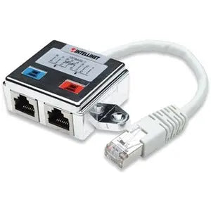 IC INTRACOM Manhatta 2-Port Modular Distributor for Ethernet Cable Sharing