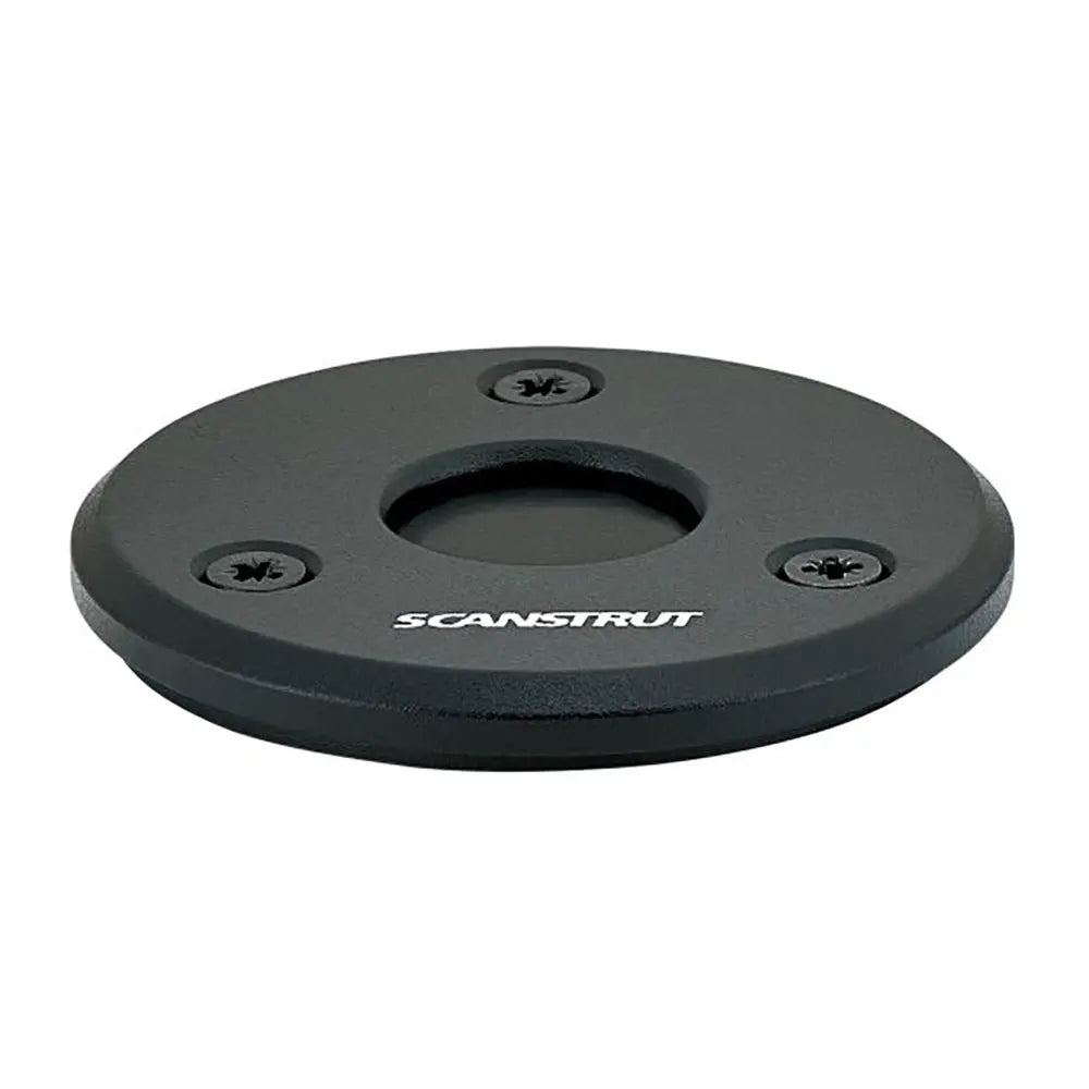 Scanstrut DS-LP-16-BLK Black Anodized Aluminum Low-Profile Cable Seal for Waterproof Cable Management