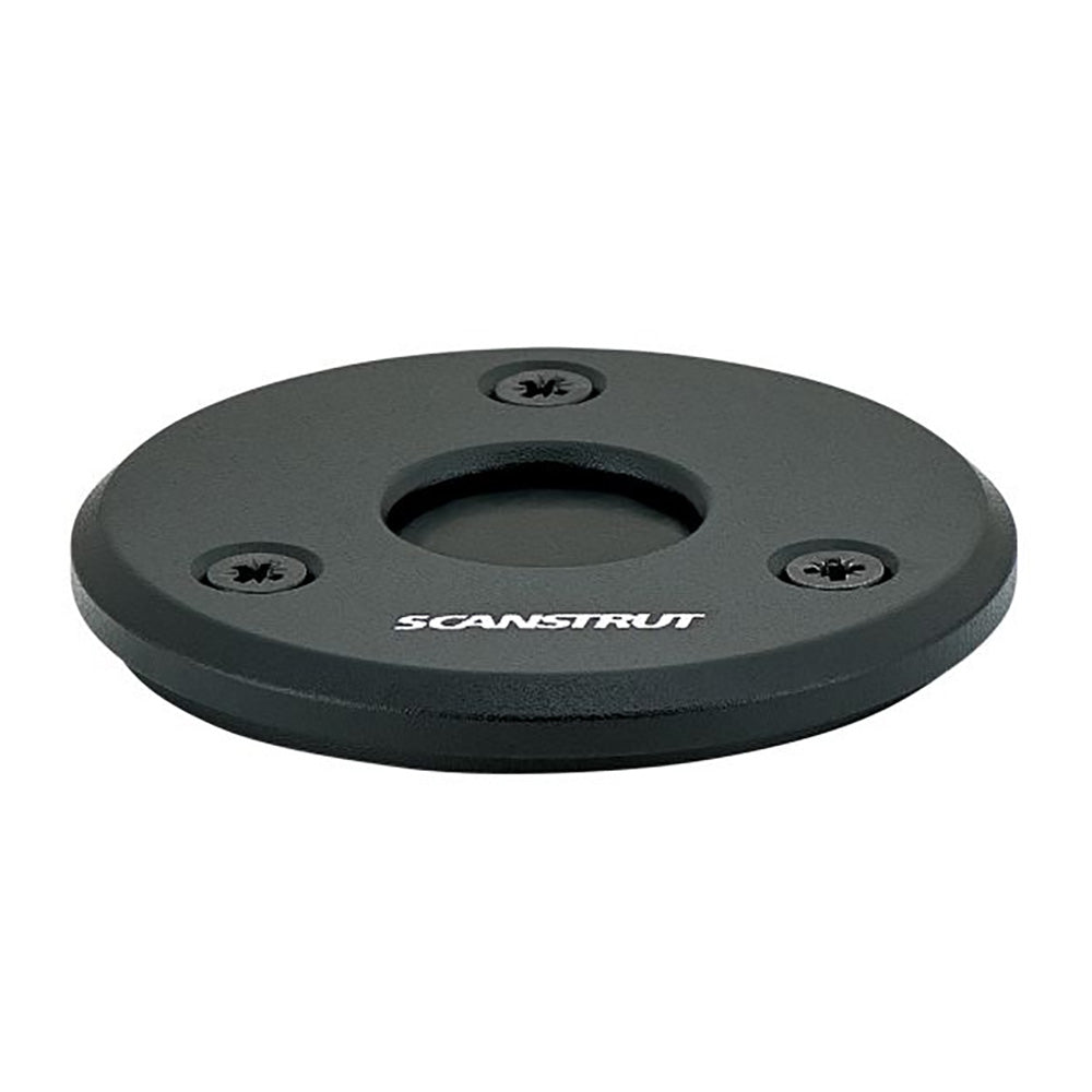Scanstrut DS-LP-16-BLK Black Anodized Aluminum Low-Profile Cable Seal for Waterproof Cable Management