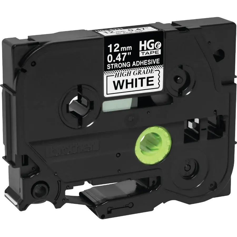 Brother HGES2315PK White Extra-Strength Adhesive Label Tape for P-Touch Printers