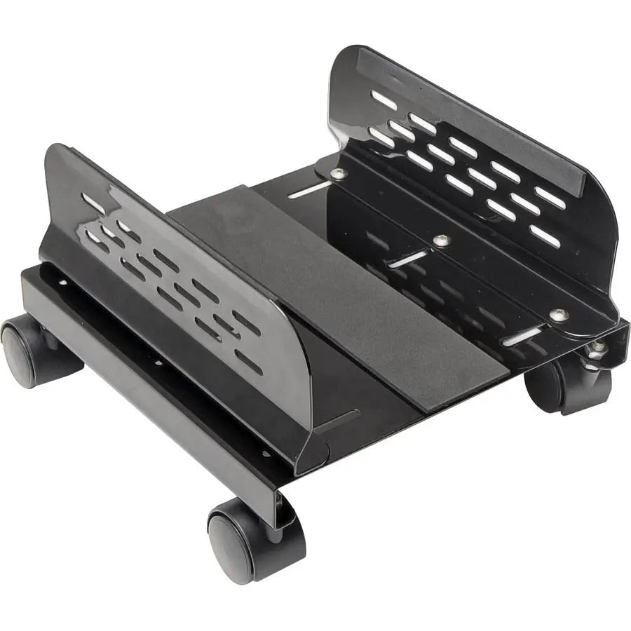 SYBA Steel PC Stand for ATX Case with Adjustable Width and Caster Wheels
