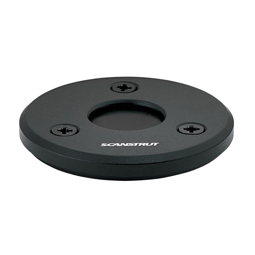 Scanstrut Black Anodized Aluminum Low-Profile Cable Seal for 9-14mm Cables and Connectors up to 21mm - DS-LP-21B-BLK