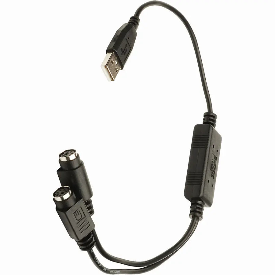 4XEM USB Male to Dual PS/2 Female Adapter - Connect USB Devices to Legacy PS/2 Keyboards and Mice