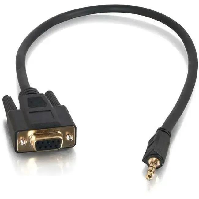 C2G Velocity DB9 Female to 3.5mm Male Adapter Cable - RS-232 Control Connection for Audio/Video Devices by Legrand Group