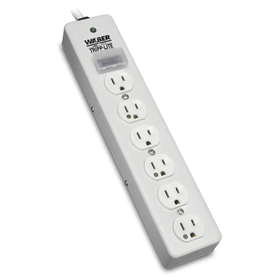 Eaton Corporation Tripp Lite SPS606HGRA Hospital-Grade Surge Protector with 6 Outlets and 6 ft. Cord