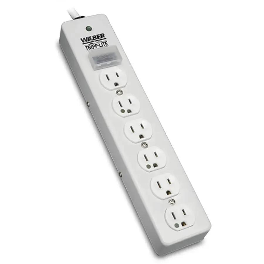 Eaton Corporation Tripp Lite SPS606HGRA Hospital-Grade Surge Protector with 6 Outlets and 6 ft. Cord by Eaton Corporation