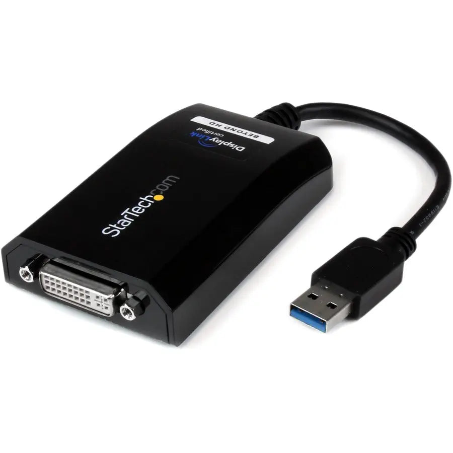 StarTech.com USB 3.0 to DVI External Video Card Adapter - Multi-Monitor Support up to 2048x1152 Resolution