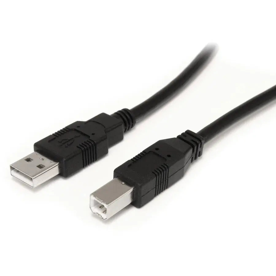 StarTech.com 30 ft Active USB 2.0 A to B Cable - M/M, Black (USB2HAB30AC)
