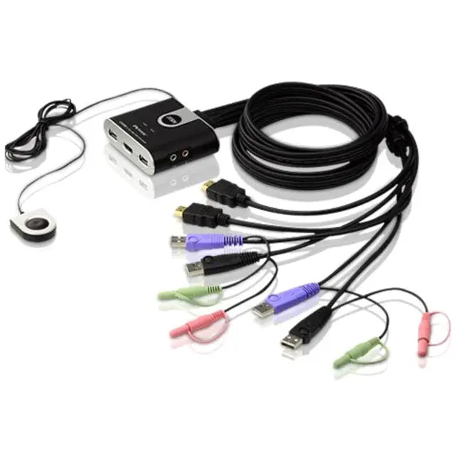ATEN CS692 HDMI USB KVM Switch with 1920x1200 Resolution and USB 2.0 Sharing