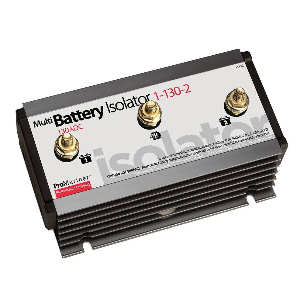 ProMariner Battery Isolator 130 AMP for 1 Alternator and 2 Batteries
