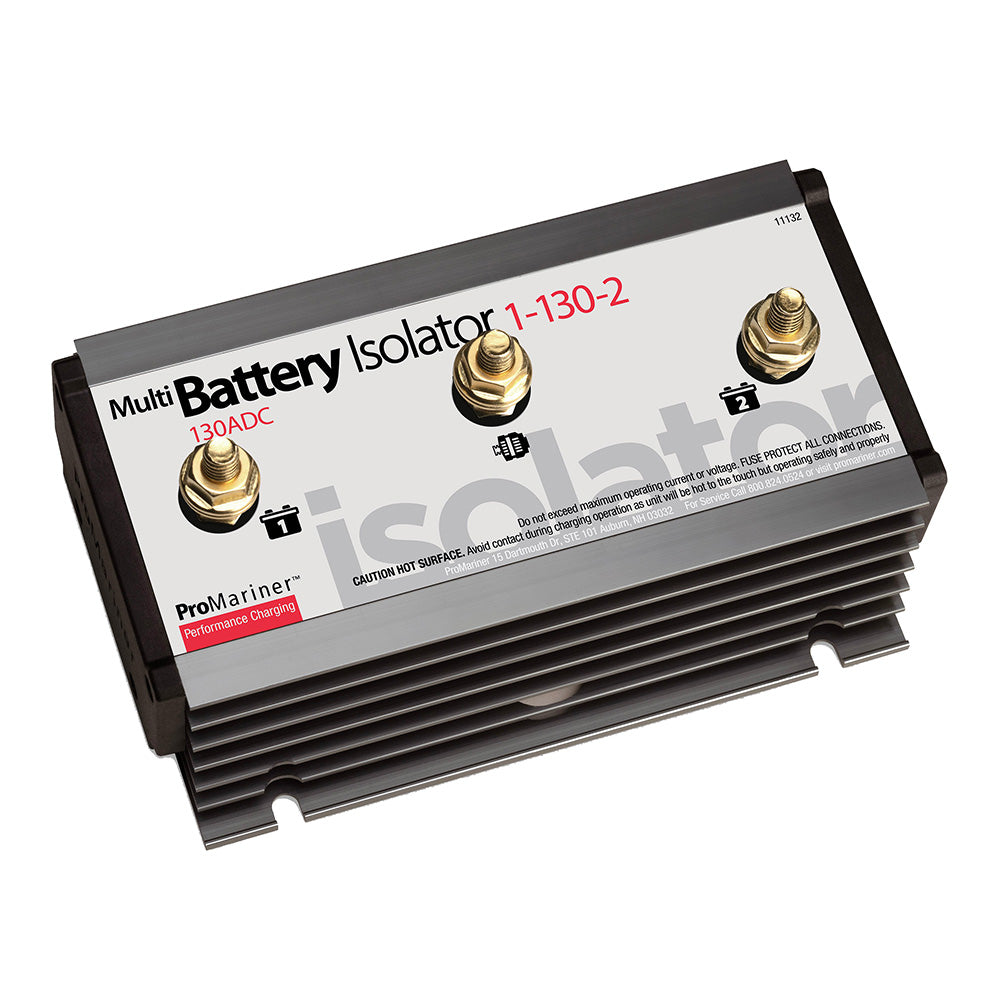 ProMariner Battery Isolator 130 AMP for 1 Alternator and 2 Batteries