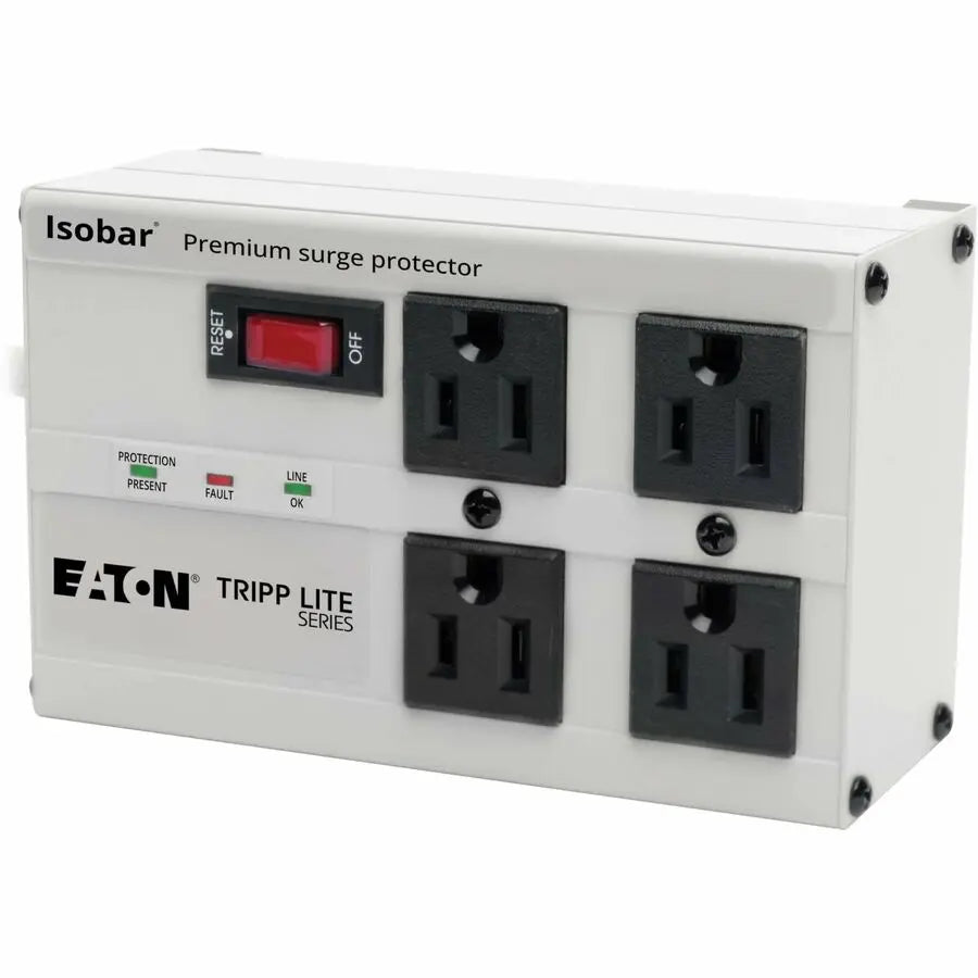 Eaton Tripp Lite Series Isobar 4-Outlet Surge Protector with 6 ft. Cord and 3330 Joules Protection
