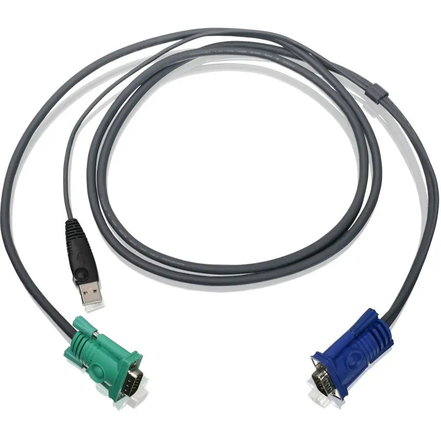 6FT USB/VGA BONDED KVM CABLE   CABL