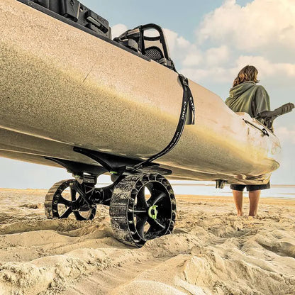 RAILBLAZA C-Tug R with SandTrakz Wheels – Portable Kayak and Canoe Cart for Easy Transport