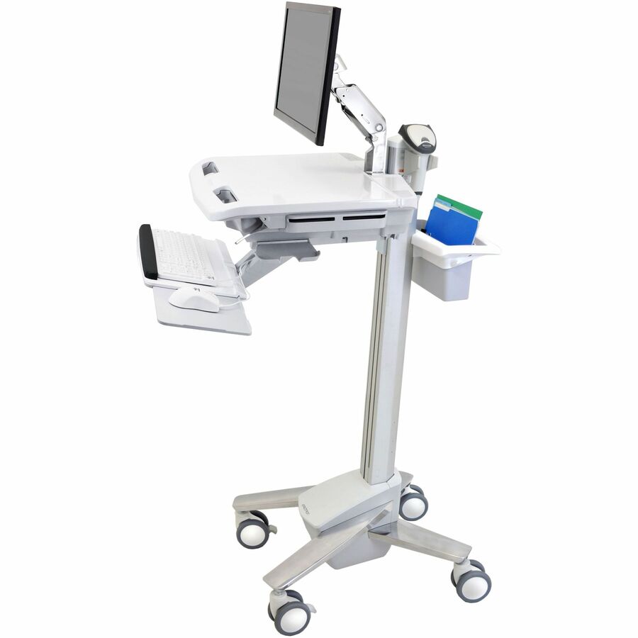 Ergotron StyleView Cart with LCD Arm – Adjustable Medical Cart for Healthcare Professionals